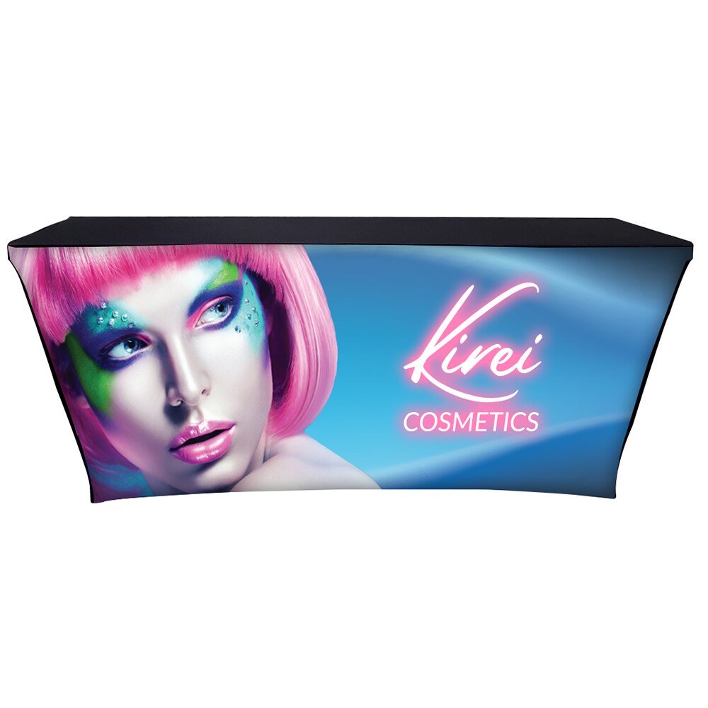 Backlit Fitted Table Throw — Graphic Package / 6 ft